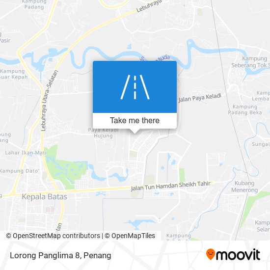 Lorong Panglima 8 map