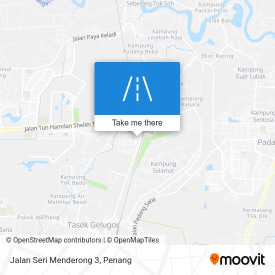 Jalan Seri Menderong 3 map