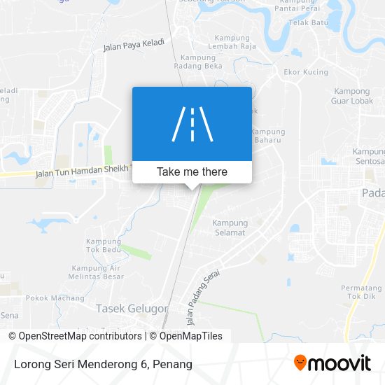 Lorong Seri Menderong 6 map