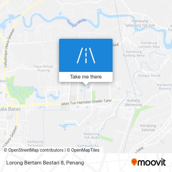 Peta Lorong Bertam Bestari 8