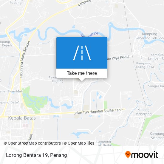 Lorong Bentara 19 map