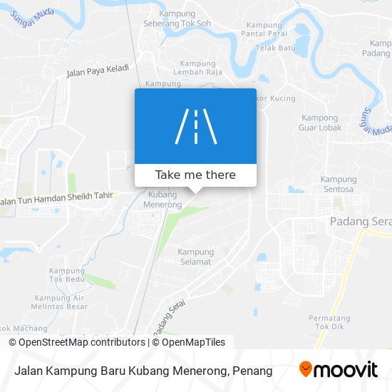 Jalan Kampung Baru Kubang Menerong map