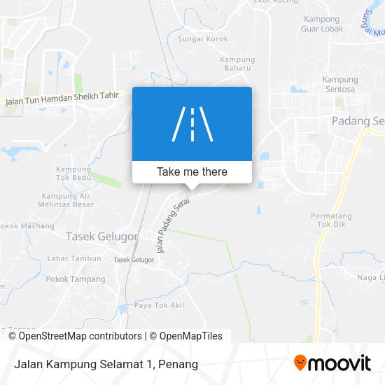 Peta Jalan Kampung Selamat 1