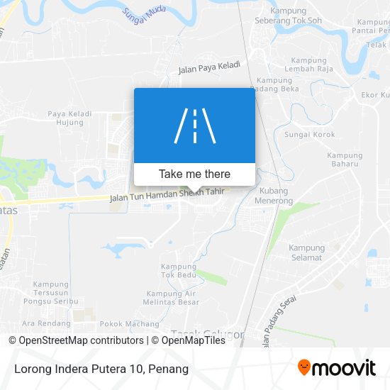 Lorong Indera Putera 10 map