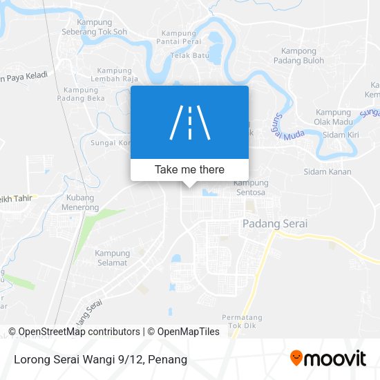 Peta Lorong Serai Wangi 9/12