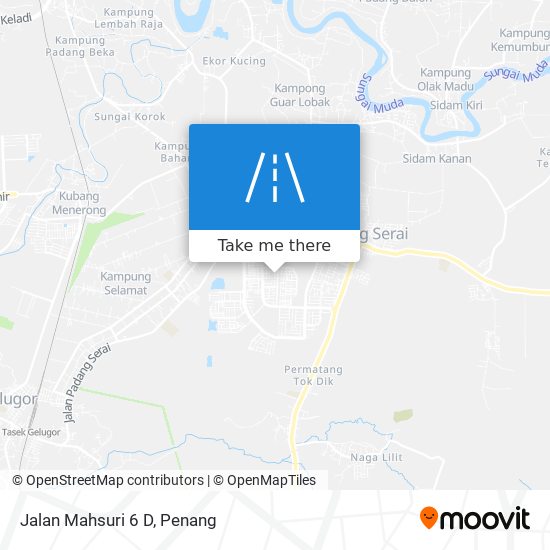 Jalan Mahsuri 6 D map