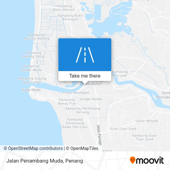Jalan Penambang Muda map