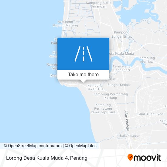 Lorong Desa Kuala Muda 4 map