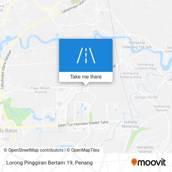 Lorong Pinggiran Bertam 19 map