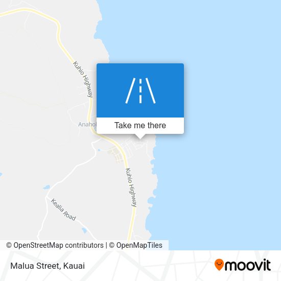 Mapa de Malua Street