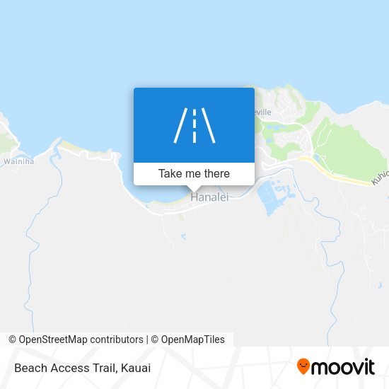 Mapa de Beach Access Trail