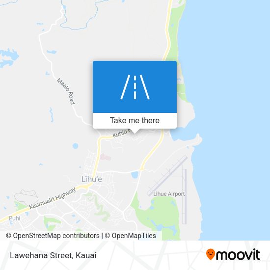 Mapa de Lawehana Street