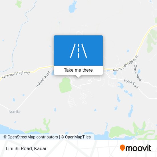 Mapa de Lihilihi Road