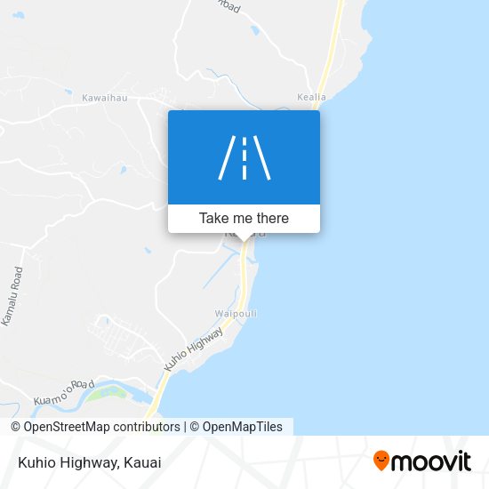 Mapa de Kuhio Highway