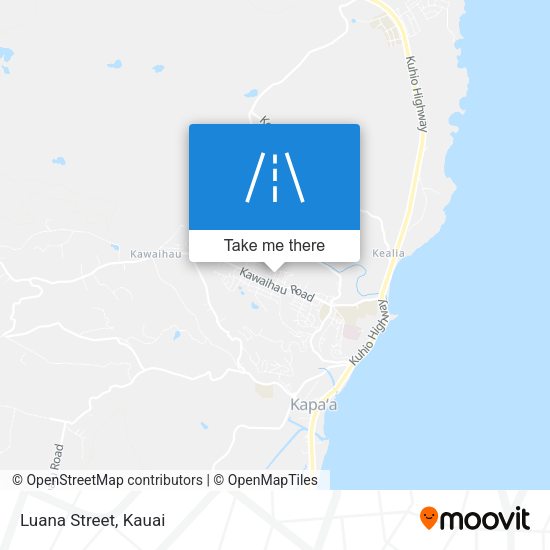 Mapa de Luana Street
