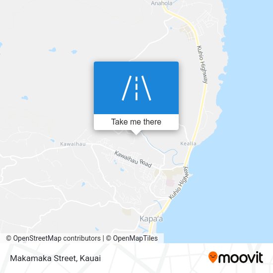 Mapa de Makamaka Street