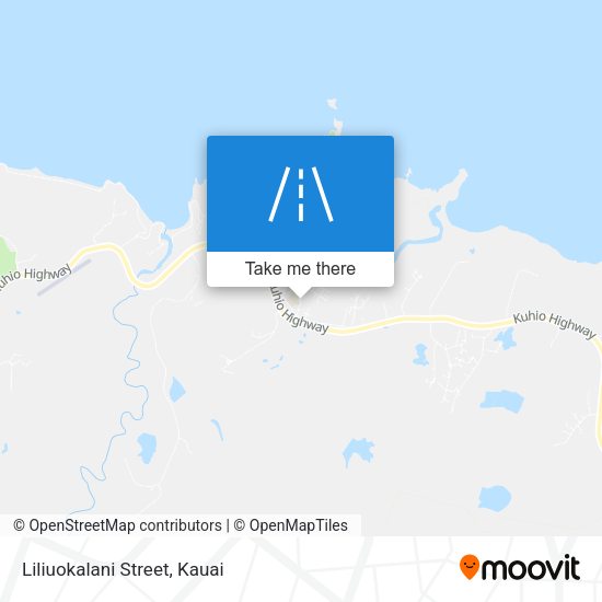 Mapa de Liliuokalani Street