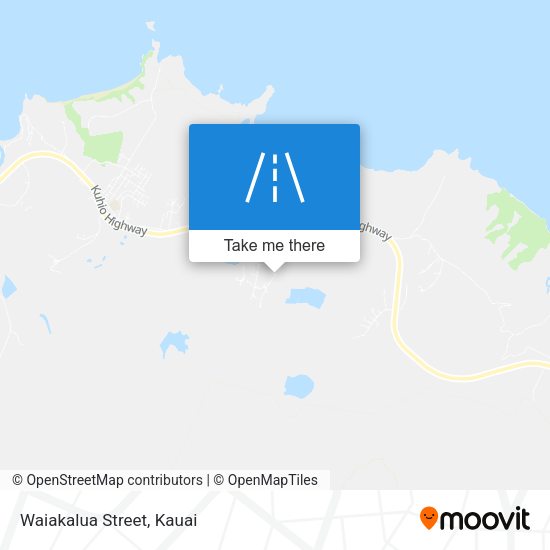 Mapa de Waiakalua Street