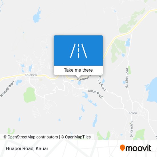 Huapoi Road map