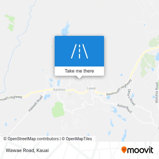 Mapa de Wawae Road