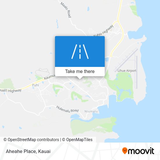 Mapa de Aheahe Place