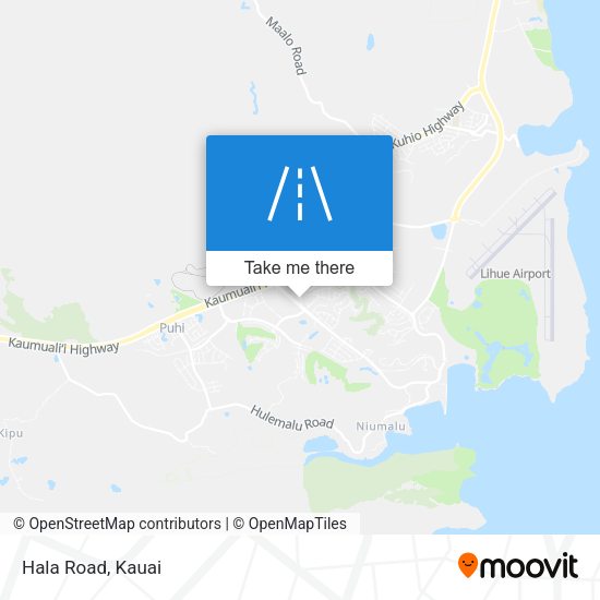 Mapa de Hala Road