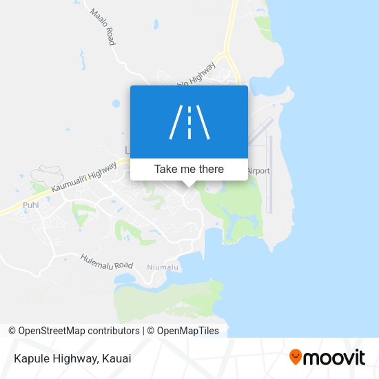 Mapa de Kapule Highway