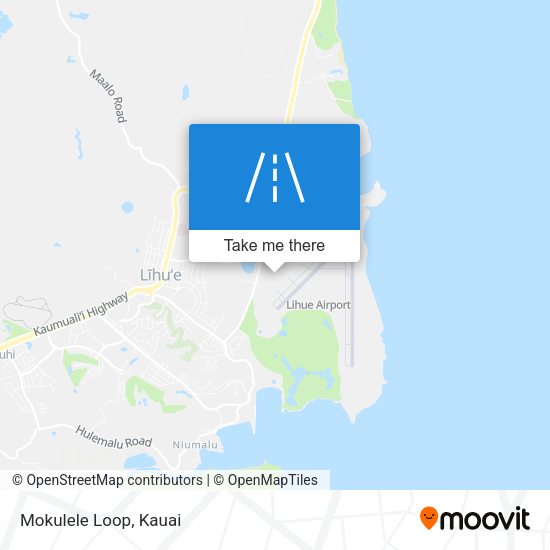 Mapa de Mokulele Loop