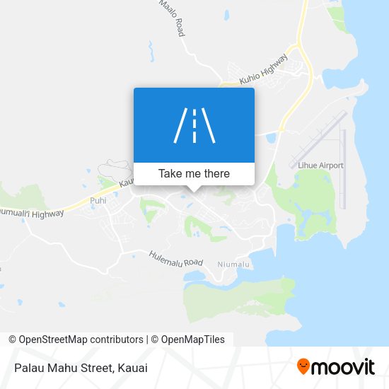 Mapa de Palau Mahu Street