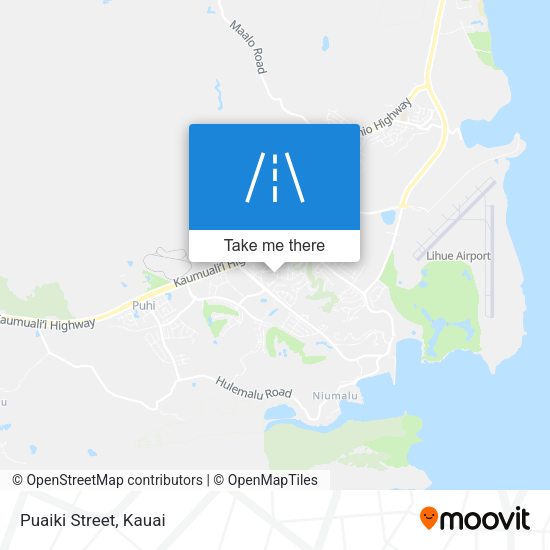 Mapa de Puaiki Street