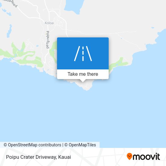 Poipu Crater Driveway map