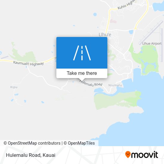 Mapa de Hulemalu Road