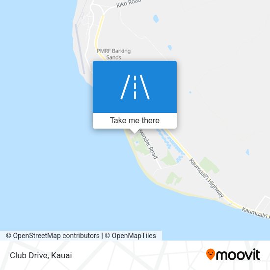 Club Drive map