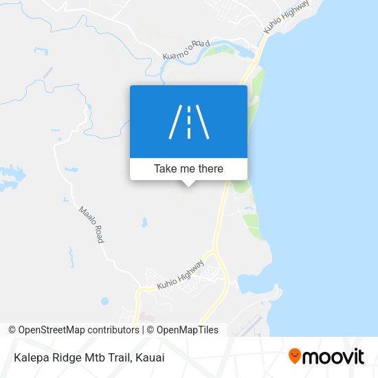 Kalepa Ridge Mtb Trail map