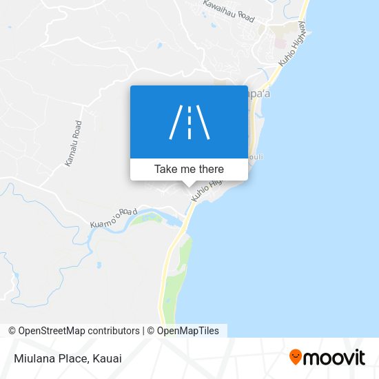 Mapa de Miulana Place