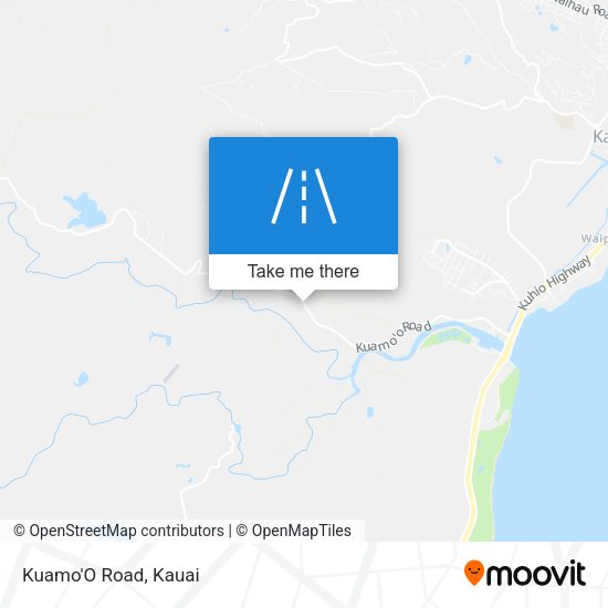 Mapa de Kuamo'O Road