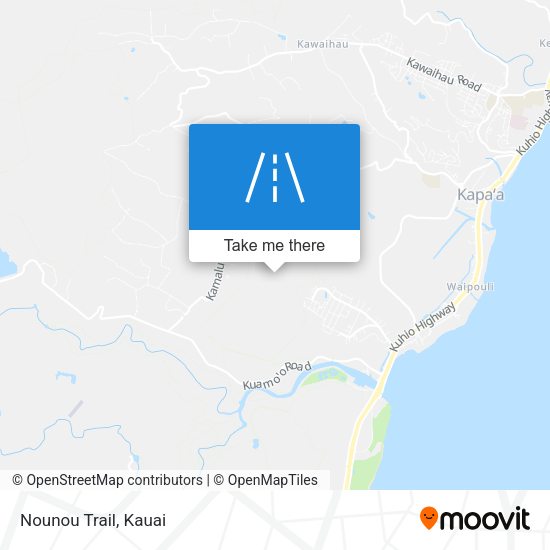 Mapa de Nounou Trail