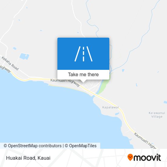 Huakai Road map