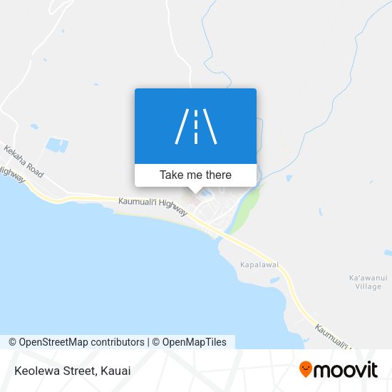 Mapa de Keolewa Street