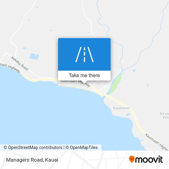 Mapa de Managers Road