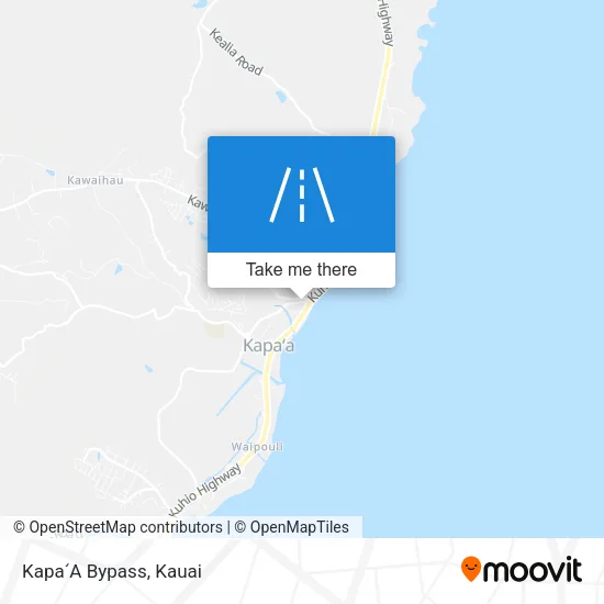 KapaʻA Bypass map
