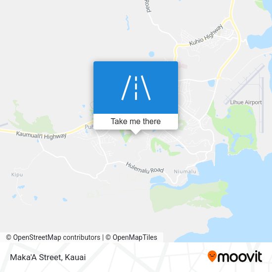 Mapa de Maka'A Street