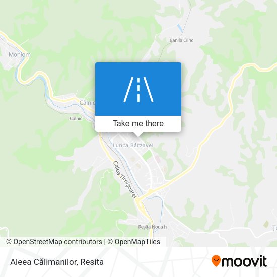 Aleea Călimanilor map
