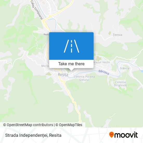 Strada Independenței map