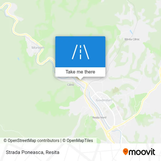 Strada Poneasca map