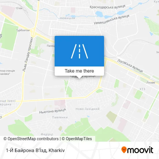 Карта 1-Й Байрона В’Їзд