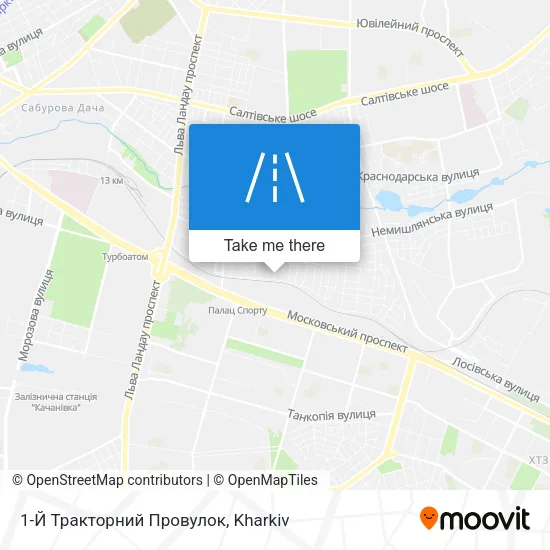 1-Й Тракторний Провулок map