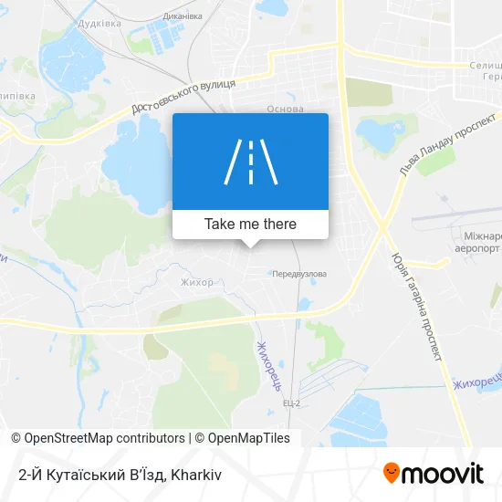 Карта 2-Й Кутаїський В’Їзд
