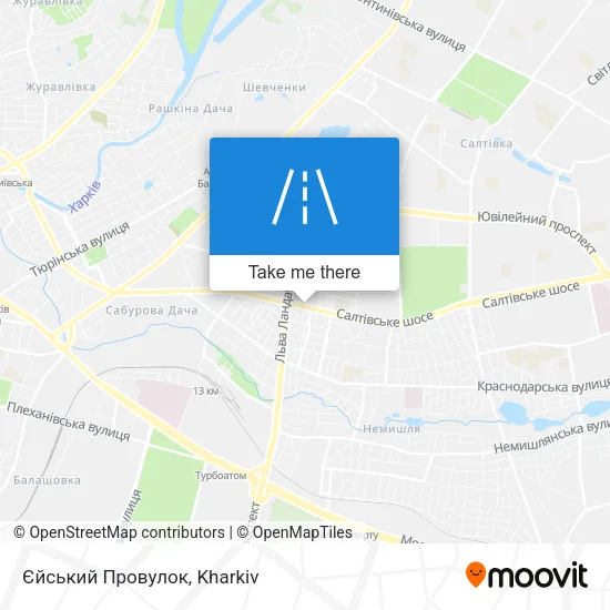 Карта Єйський Провулок