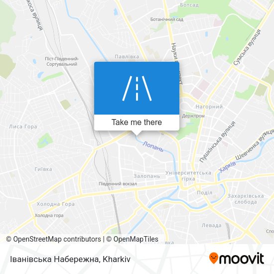 Карта Іванівська Набережна
